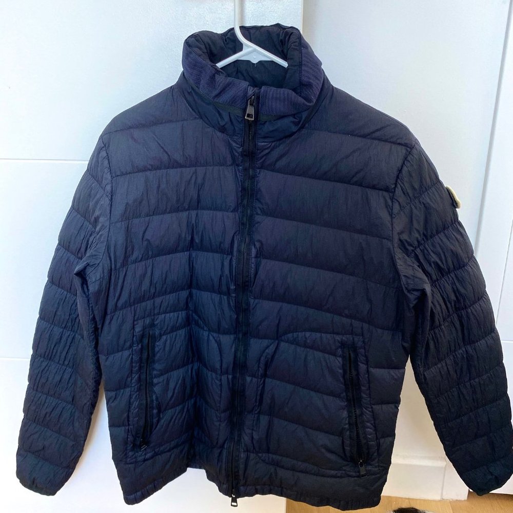 Moncler giubbotto octavien light puffer jacket navy